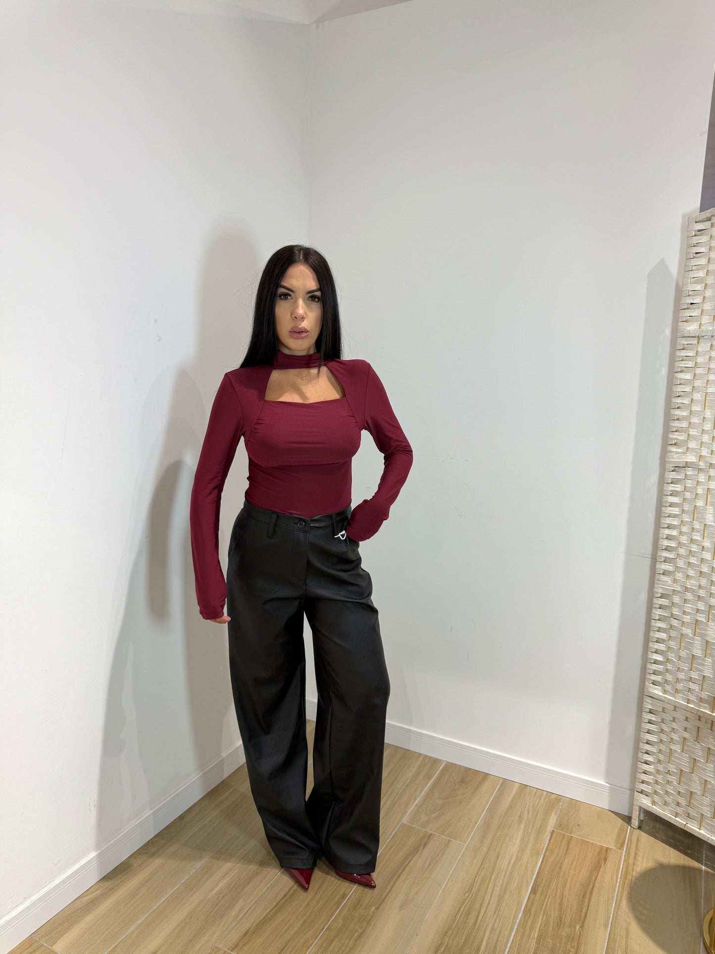 Pantalone ecopelle Yamal