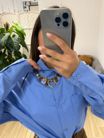 Collana core marrone