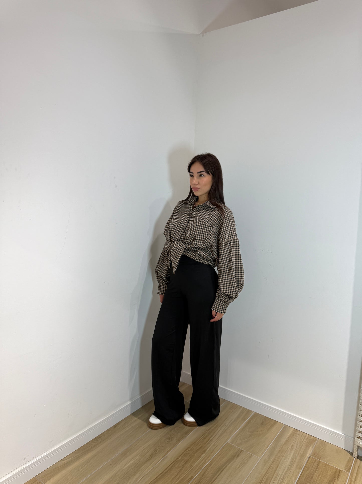 Pantalone Berry a gamba larga