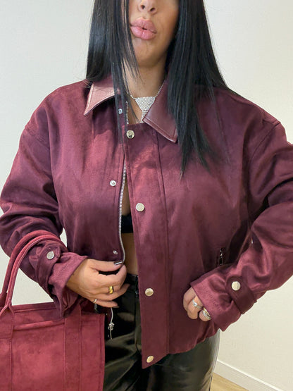 Giubbino in ecocamoscio Benny