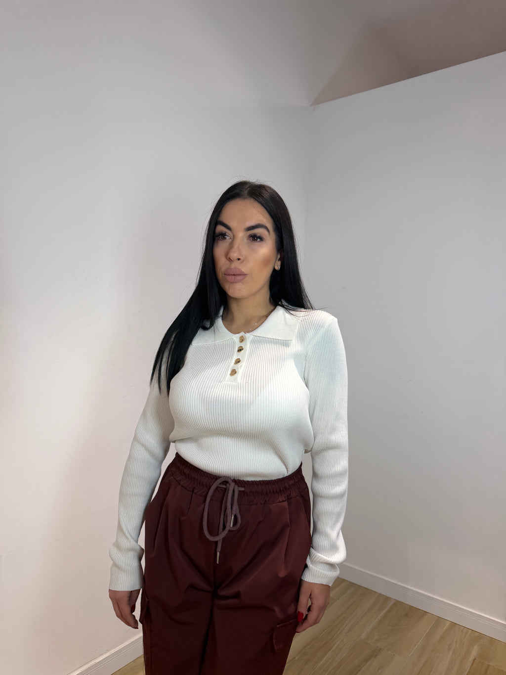 Polo a costine Terry