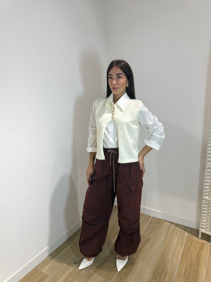 Pantalone Aquila bordeaux