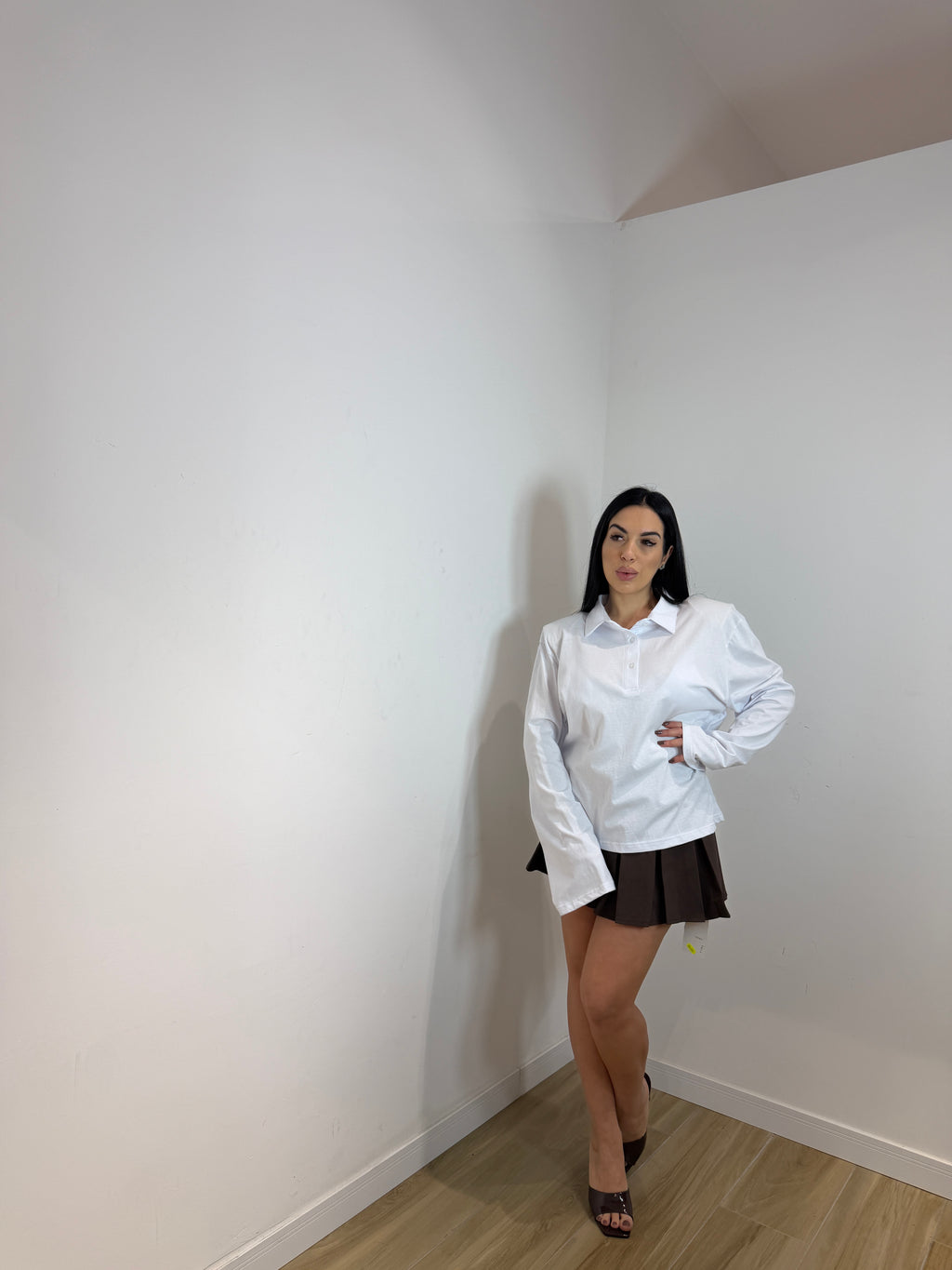 Shirt polo con spalline Cassandra