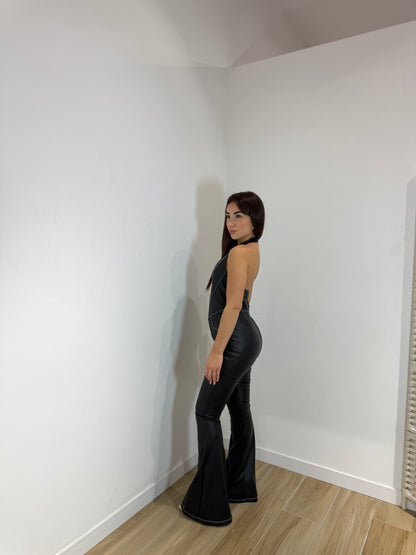 Jumpsuite Kik in ecopelle