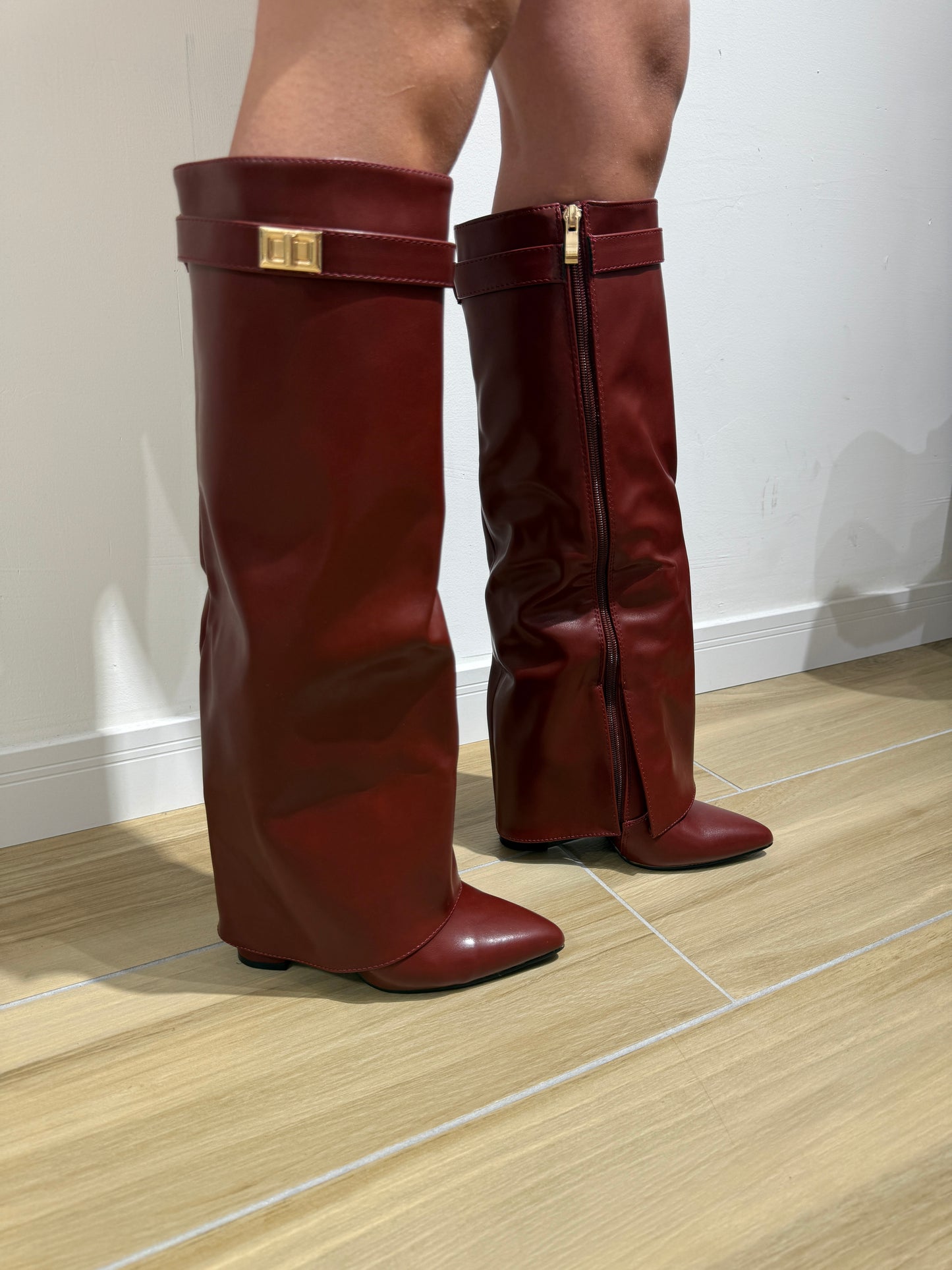 Stivale Elettra bordeaux