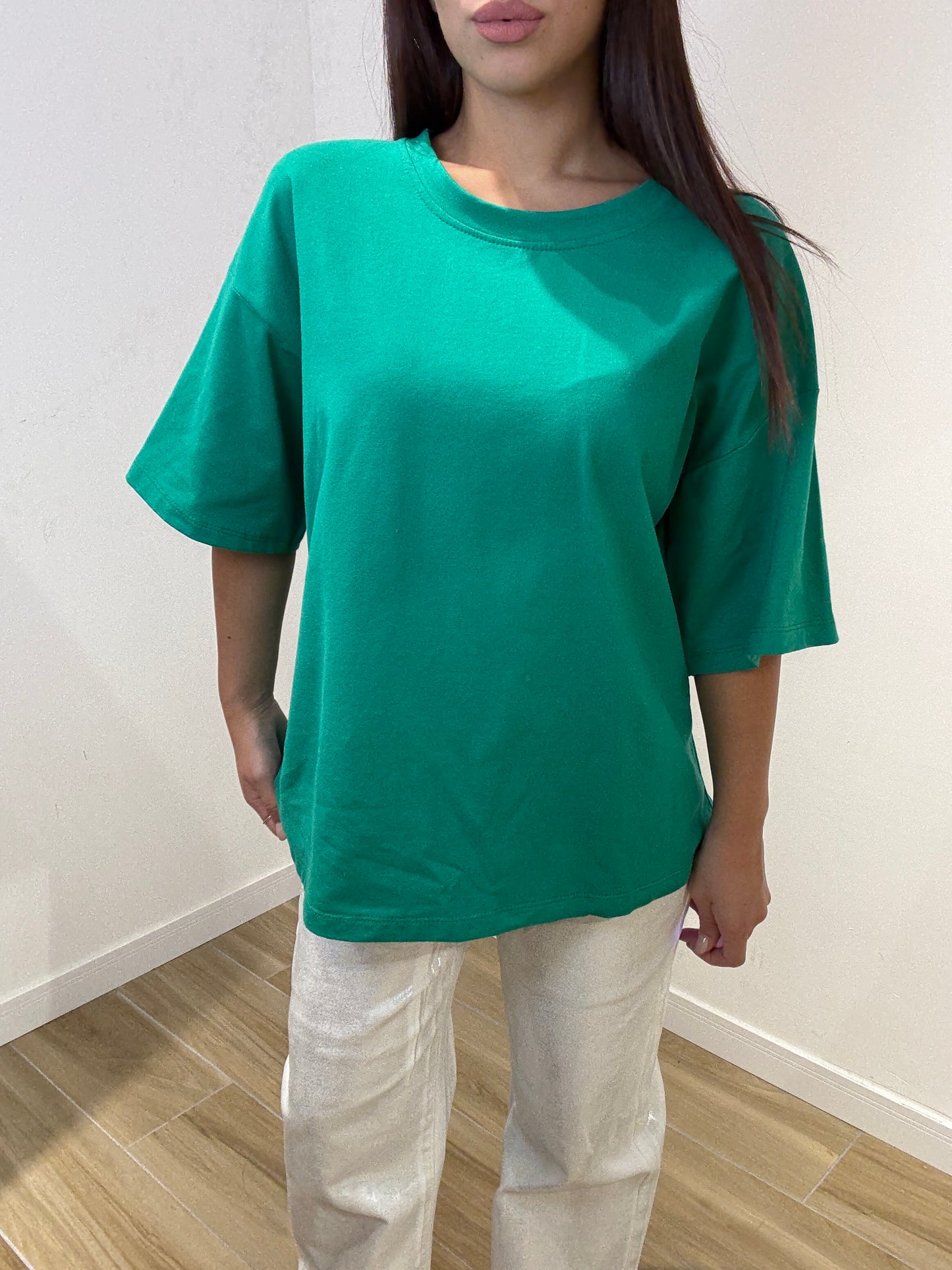 Shirt simple verde