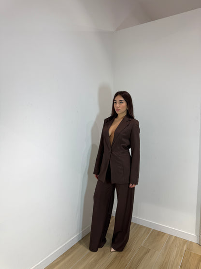 Tailleur Sabrina marrone