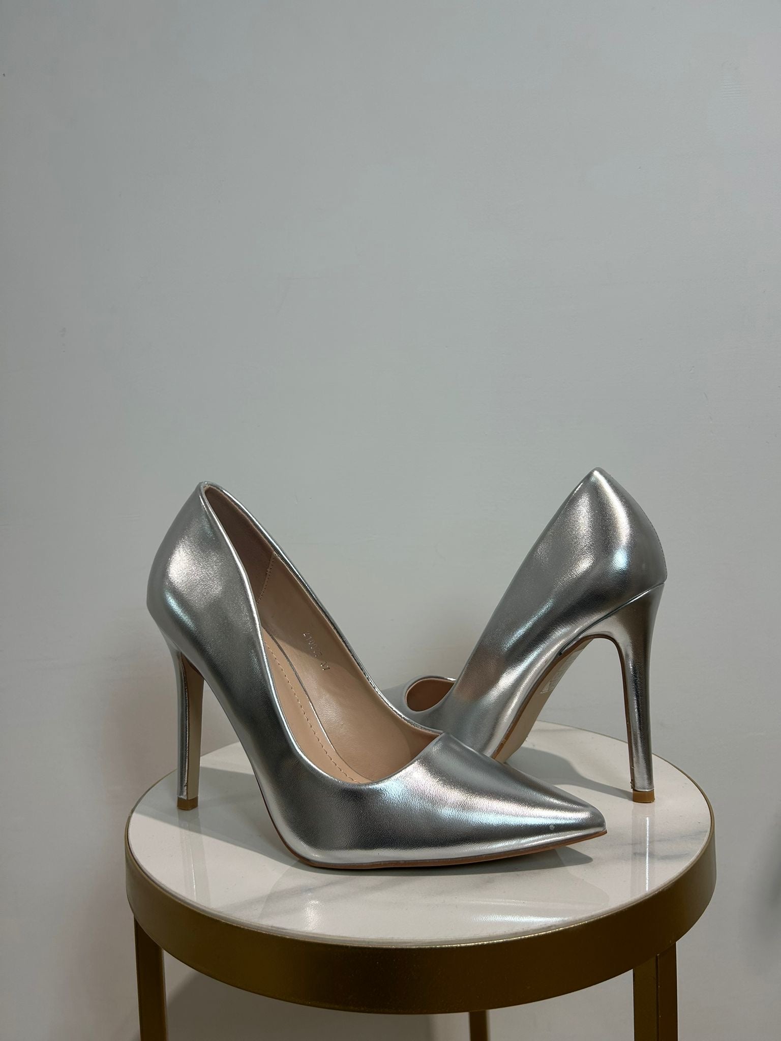 Décolleté Adry argento