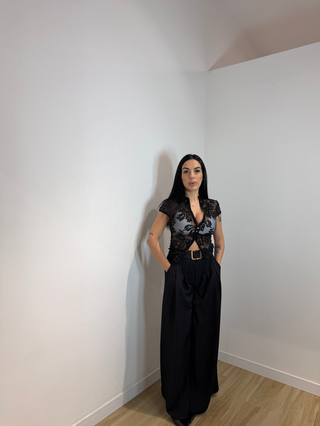 Pantalone classicberry nero