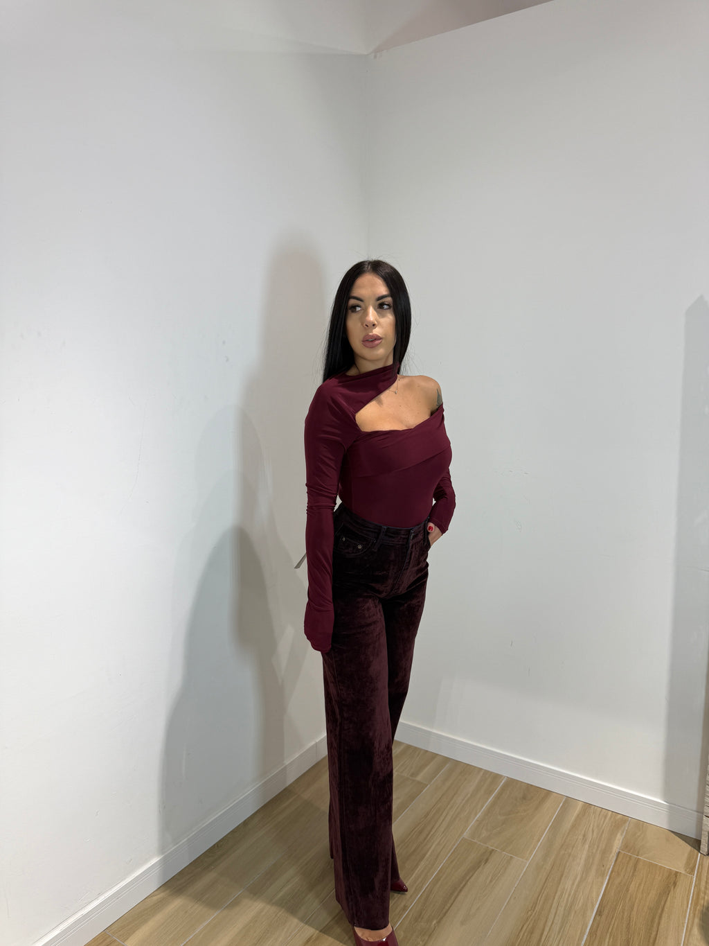 Pantalone Kelly in velluto