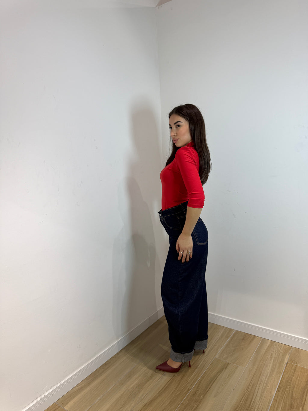 Body elegant con spalline