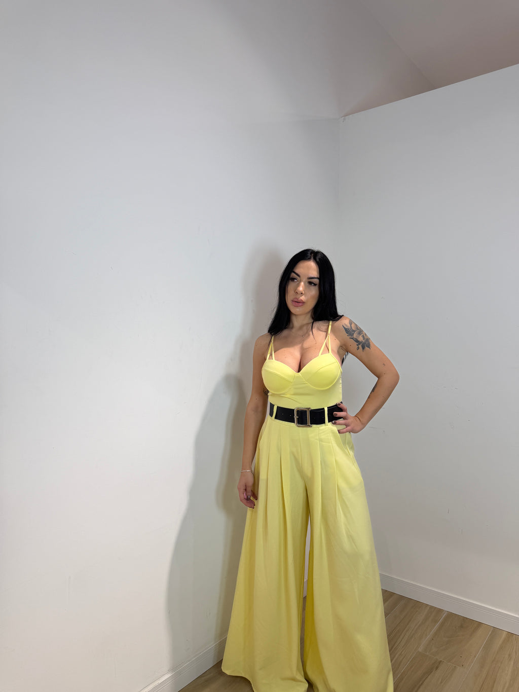 Pantalone classicberry giallo