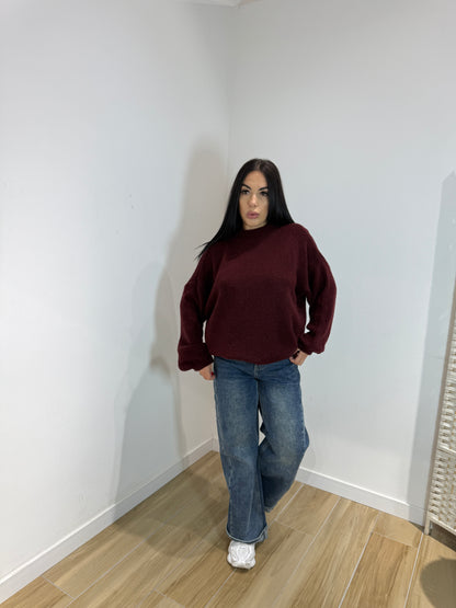 Pull Selly bordeaux