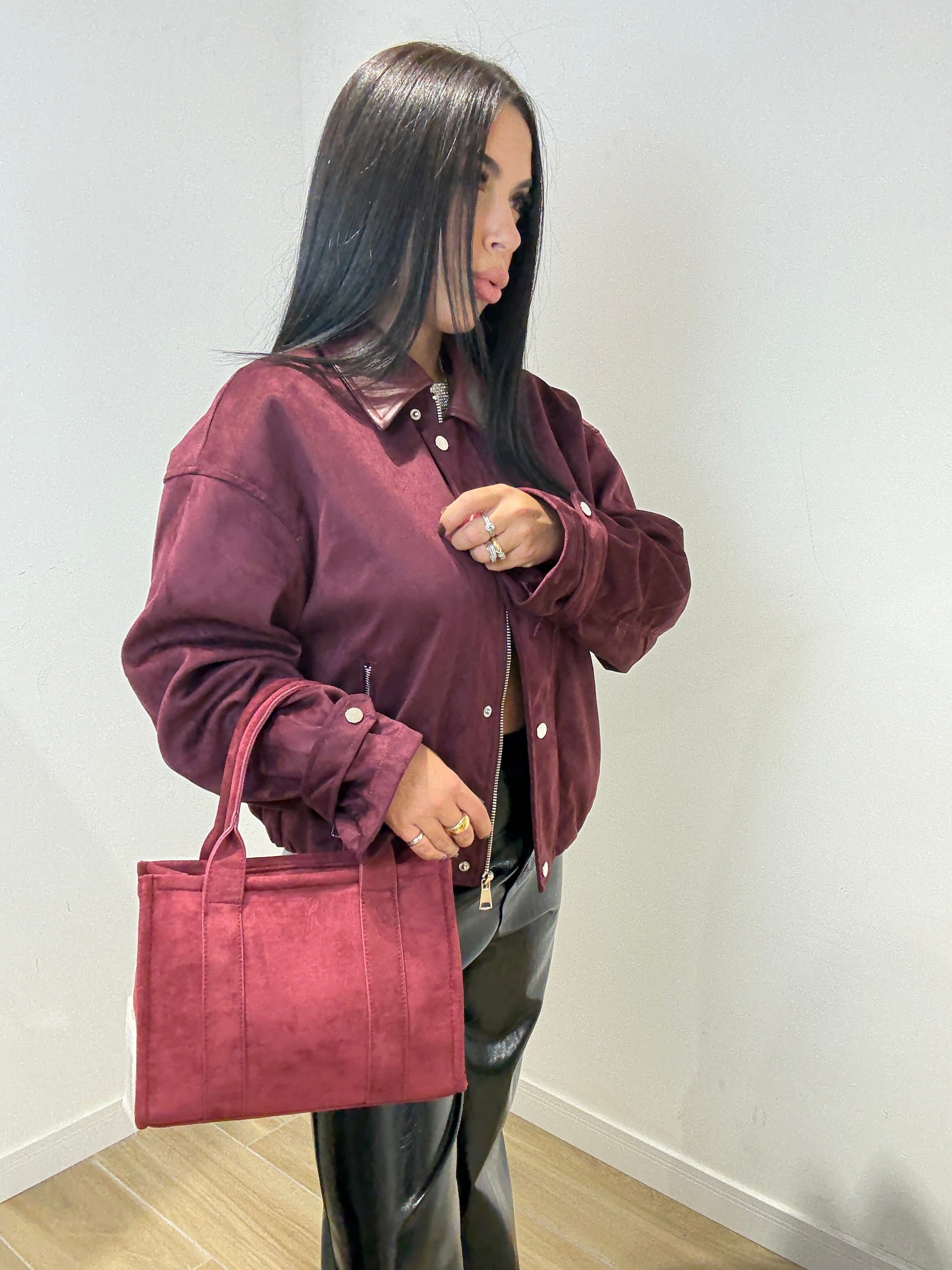 Giubbino in ecocamoscio Benny