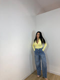 Jeans Toty baggy poco elastico