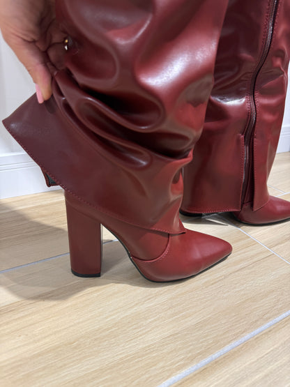 Stivale Elettra bordeaux