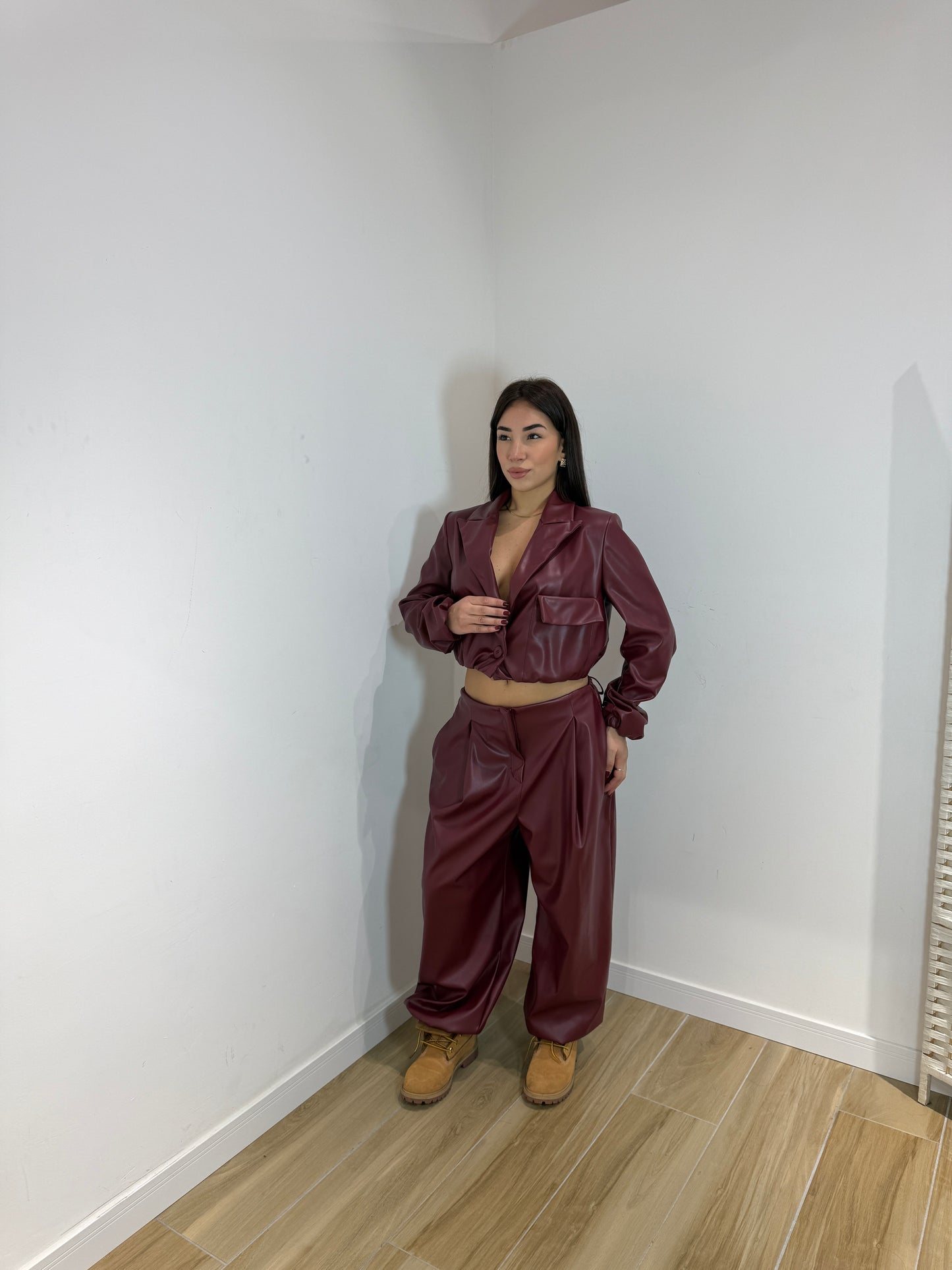 Coordset ecopelle Lucilla