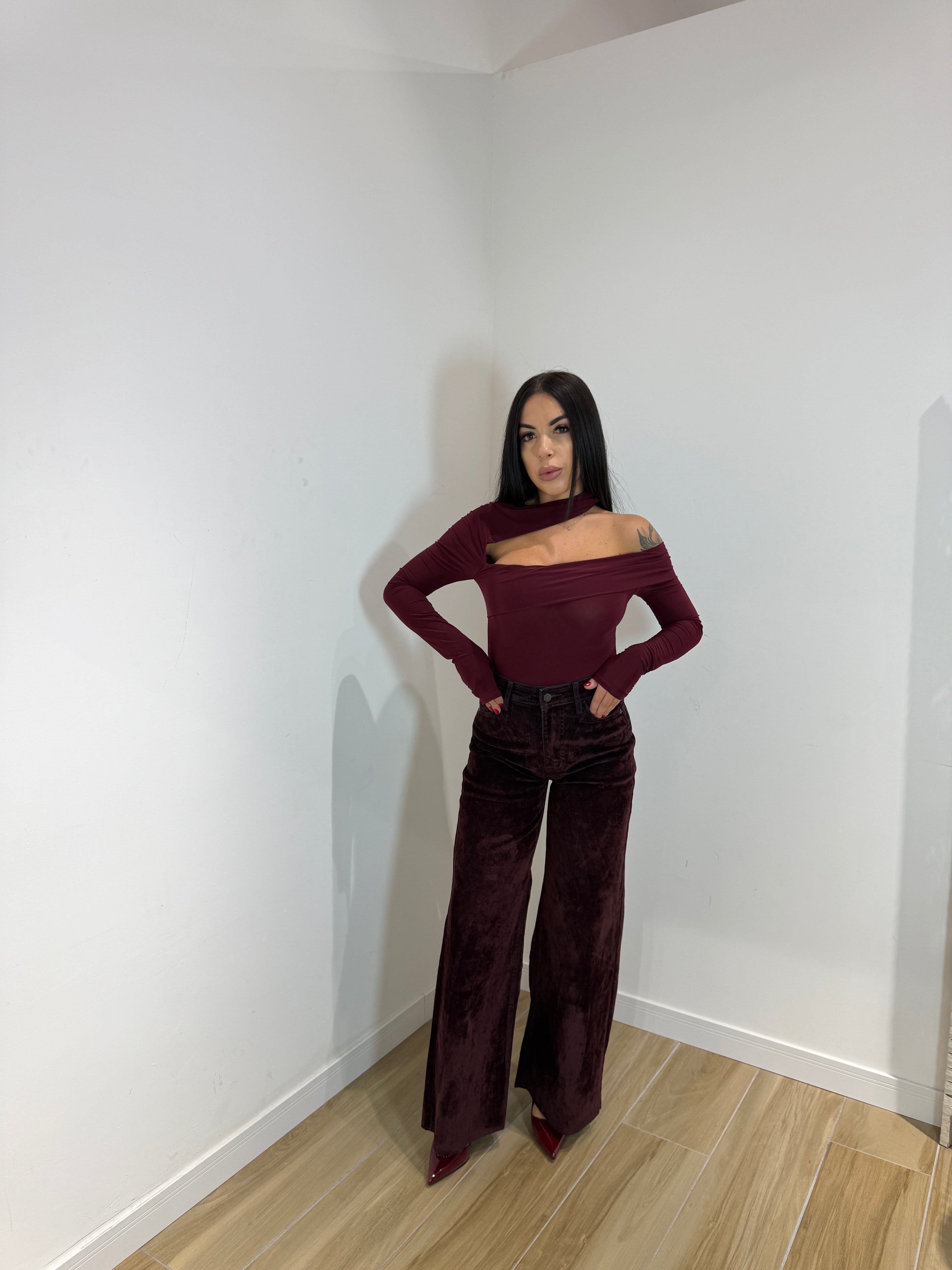 Pantalone Kelly in velluto