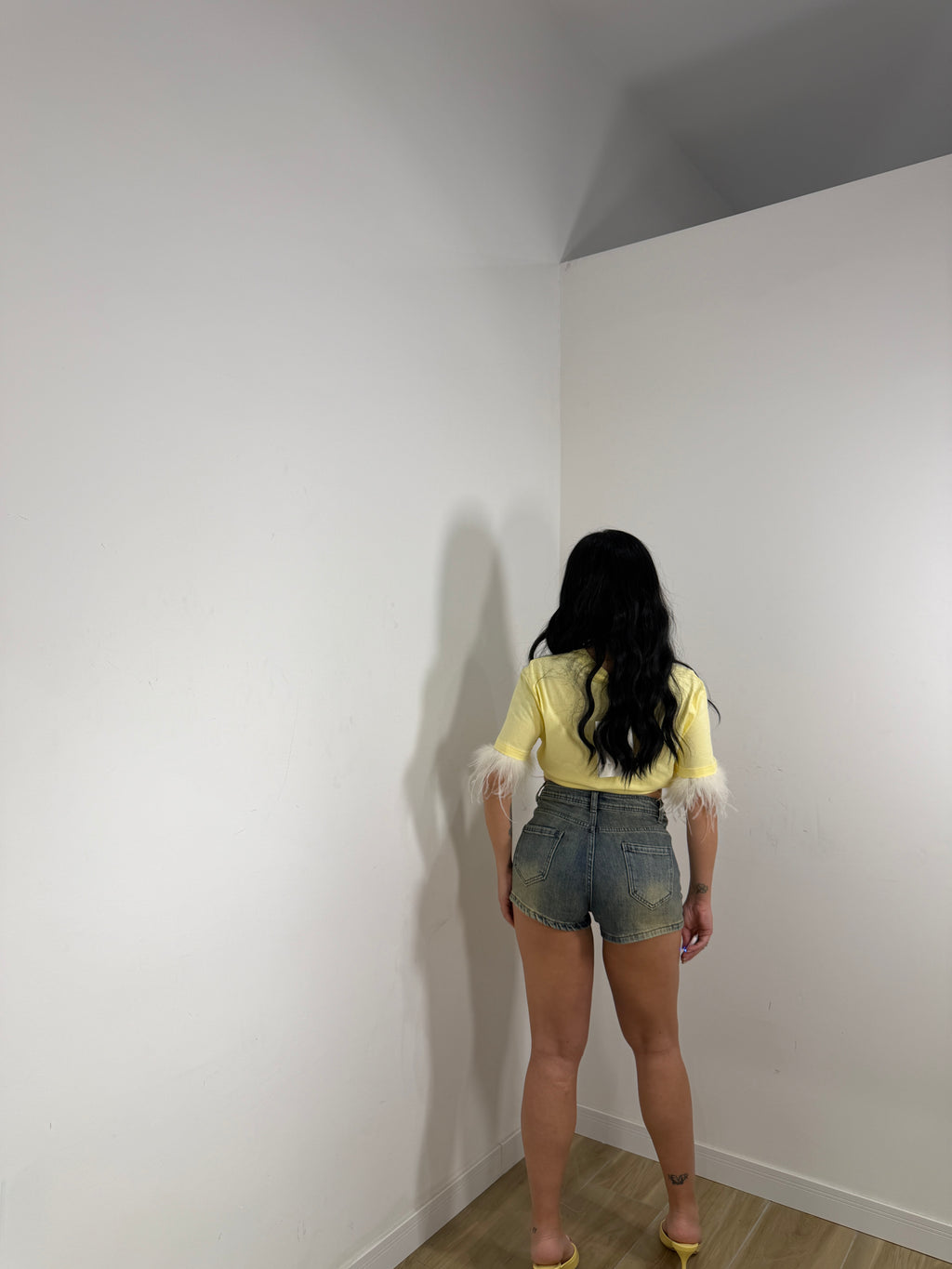 Pantaloncino in denim Rodi