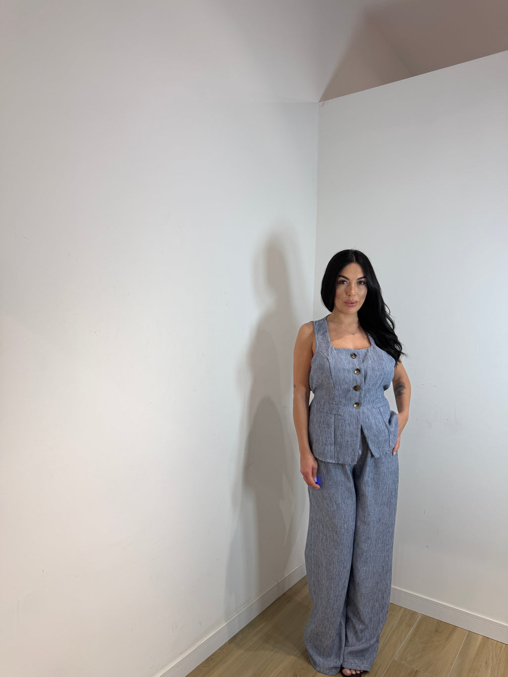 Coordset Elis blu jeans