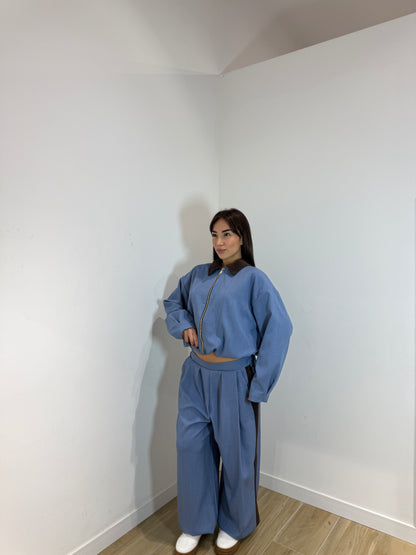 Tuta Pharrel azzurra