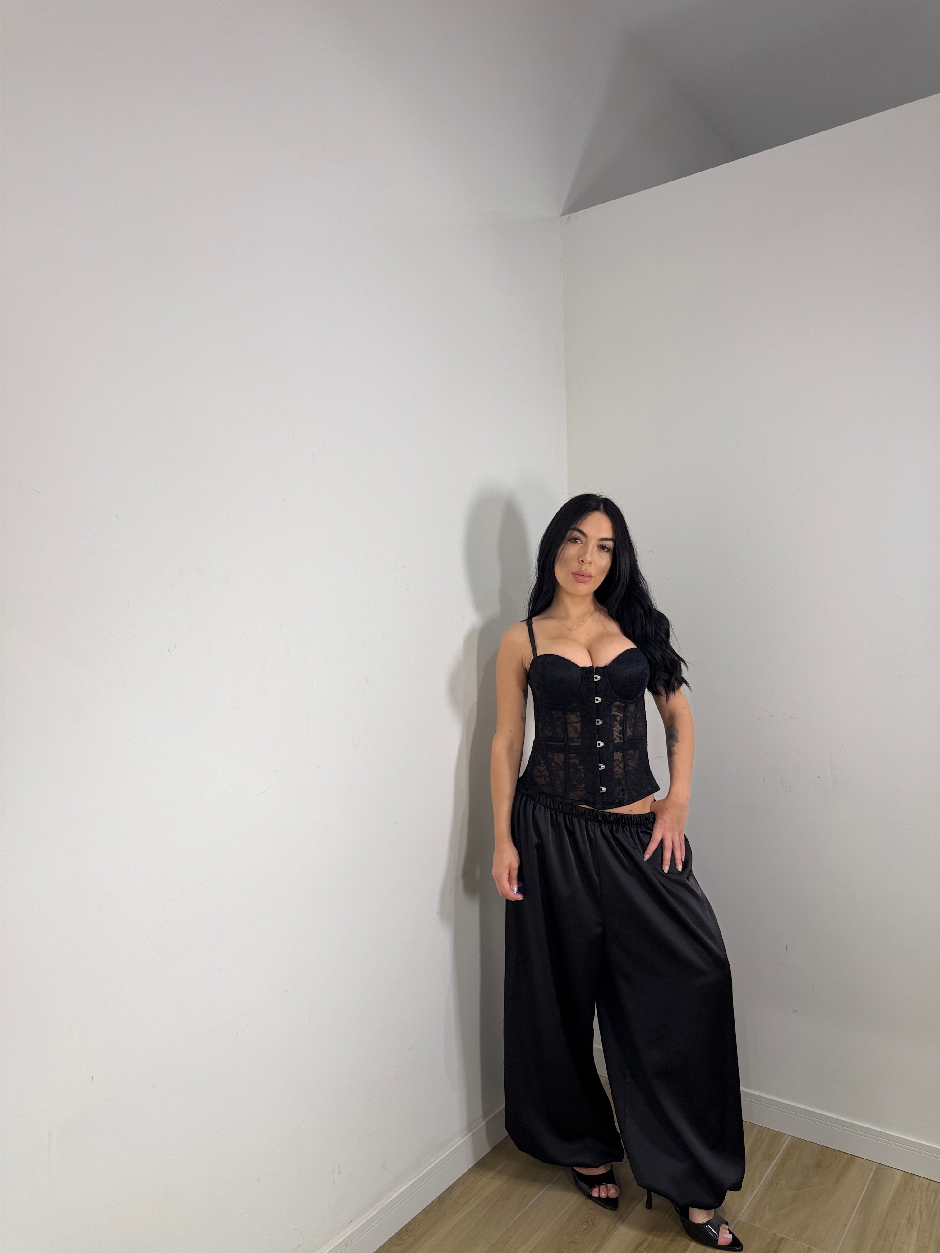 Pantalone di raso Drake