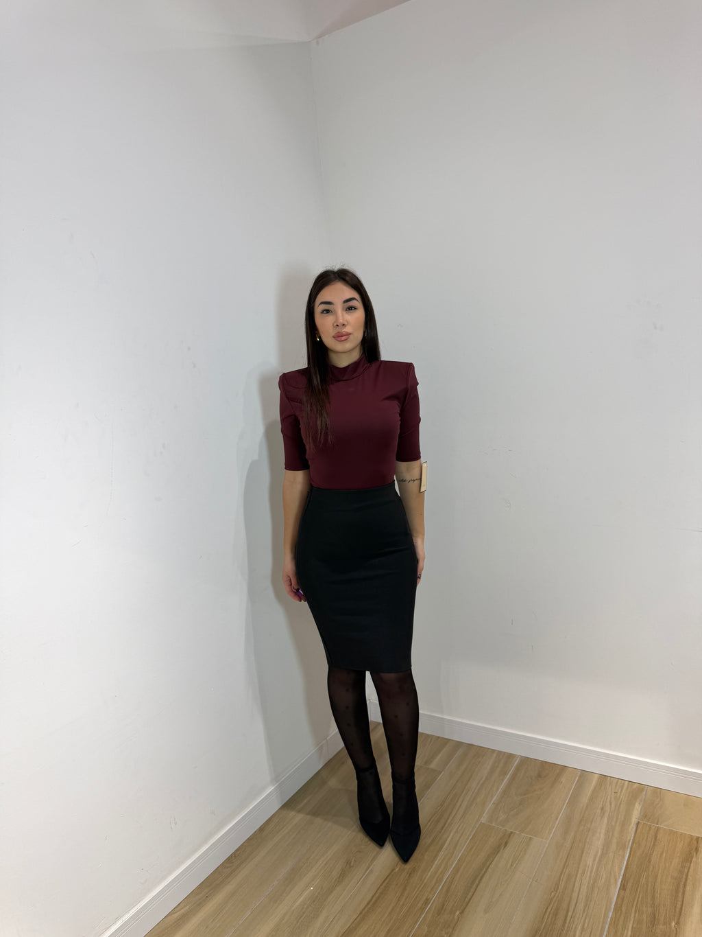 Gonna bandage longuette Nives