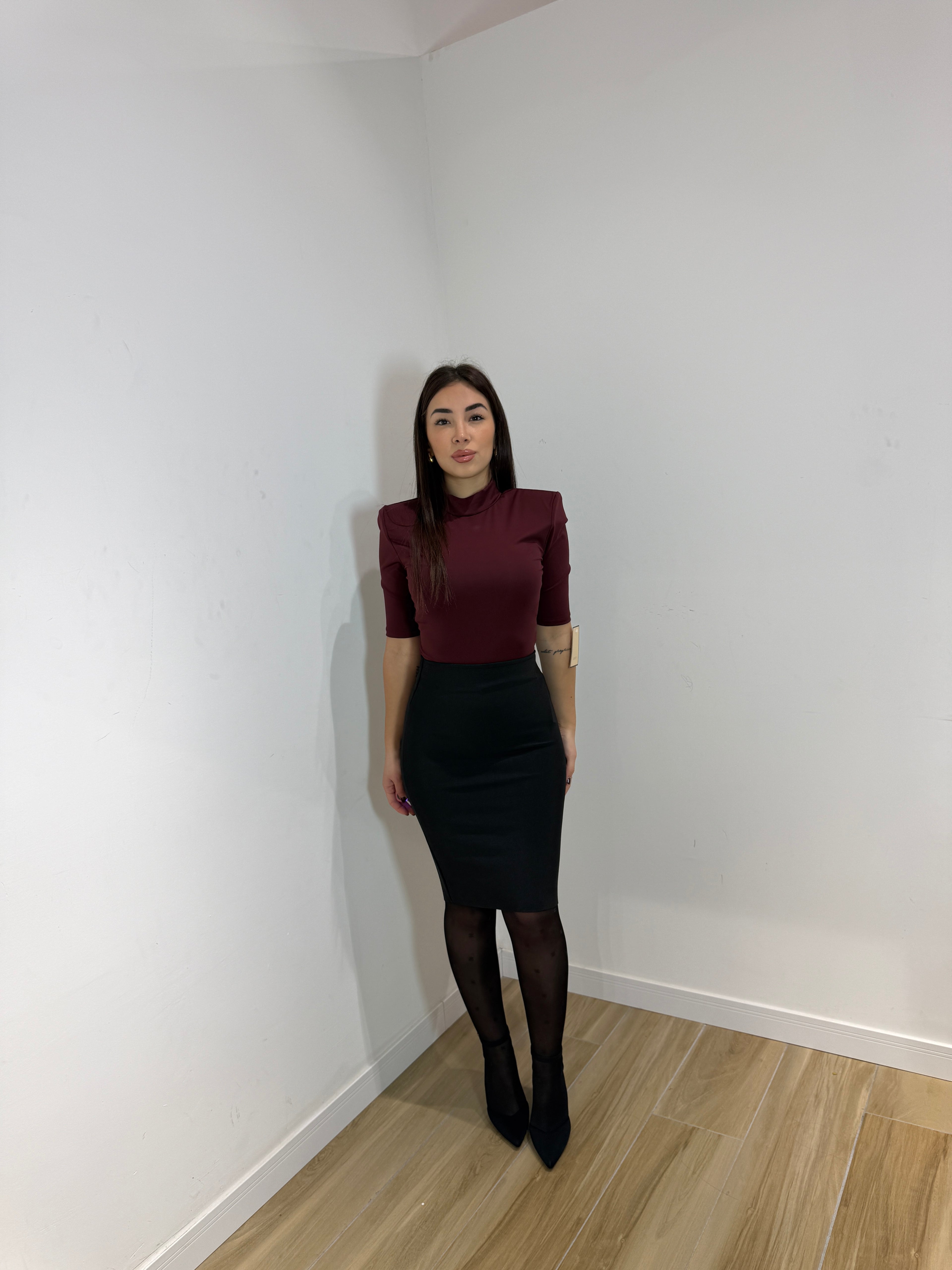 Gonna bandage longuette Nives