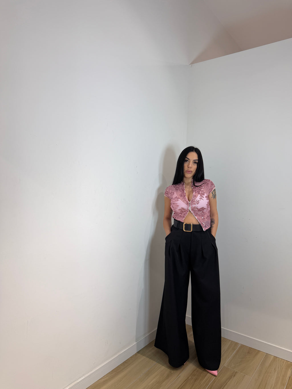 Pantalone classicberry nero