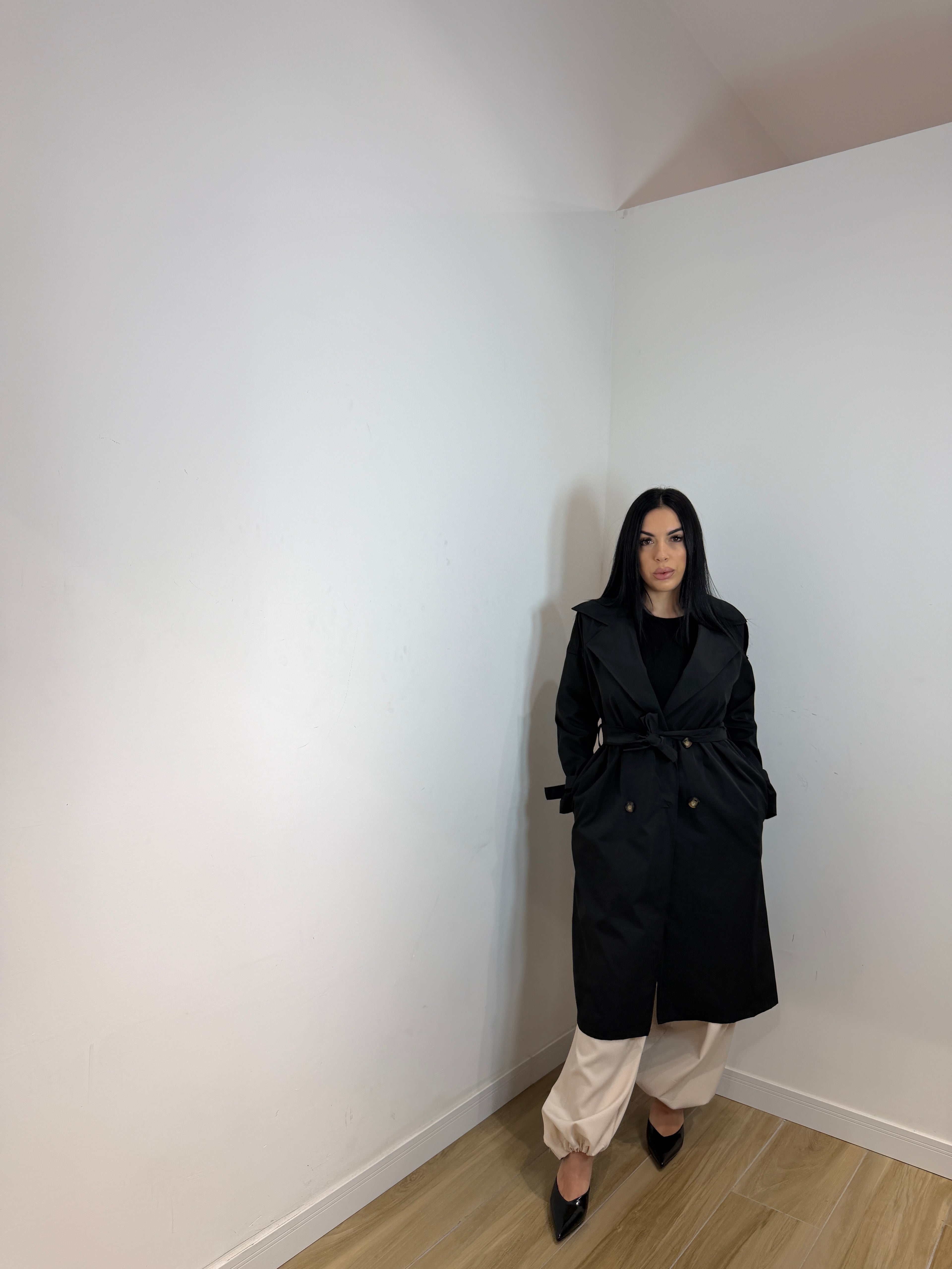 Trench Alba nero