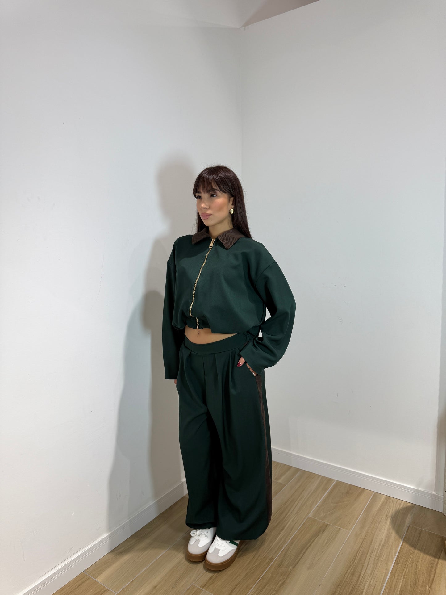 Coordset tuta pharrel verde