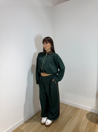 Coordset tuta pharrel verde