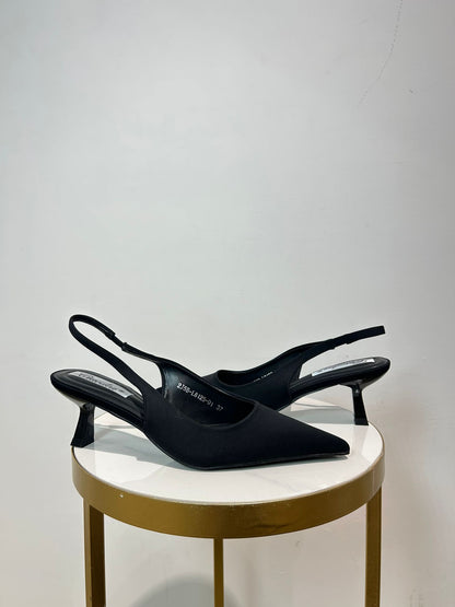 Slingback Rositas beige e nero
