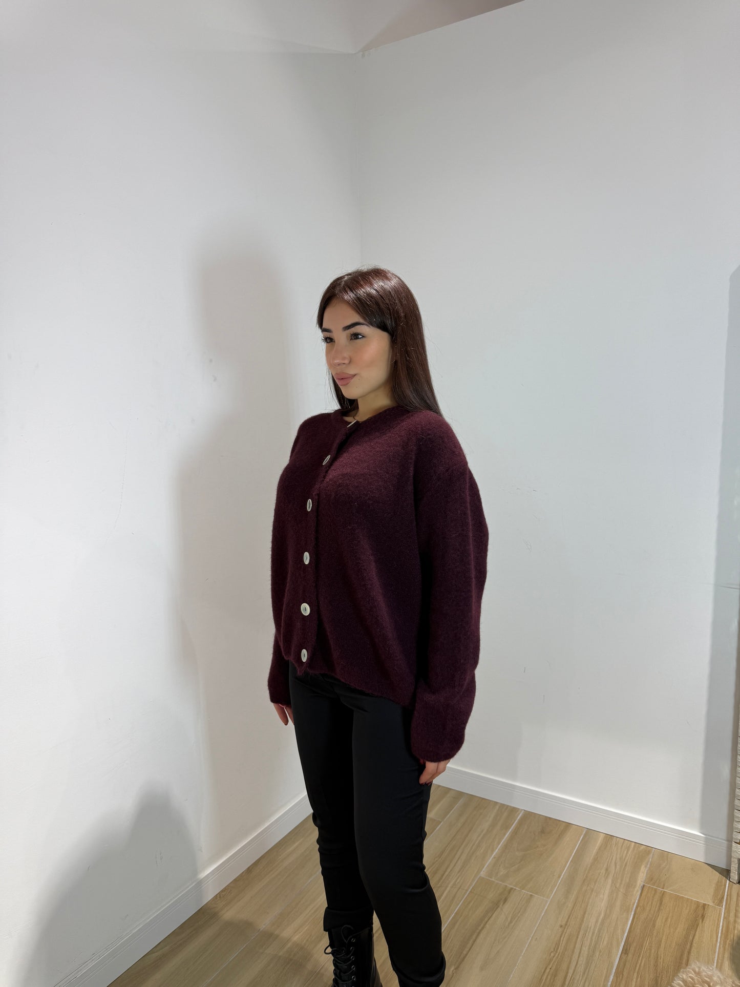 Pull Agata bordeaux