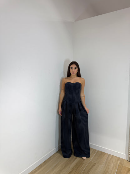 Jumpsuite classic gesso blu