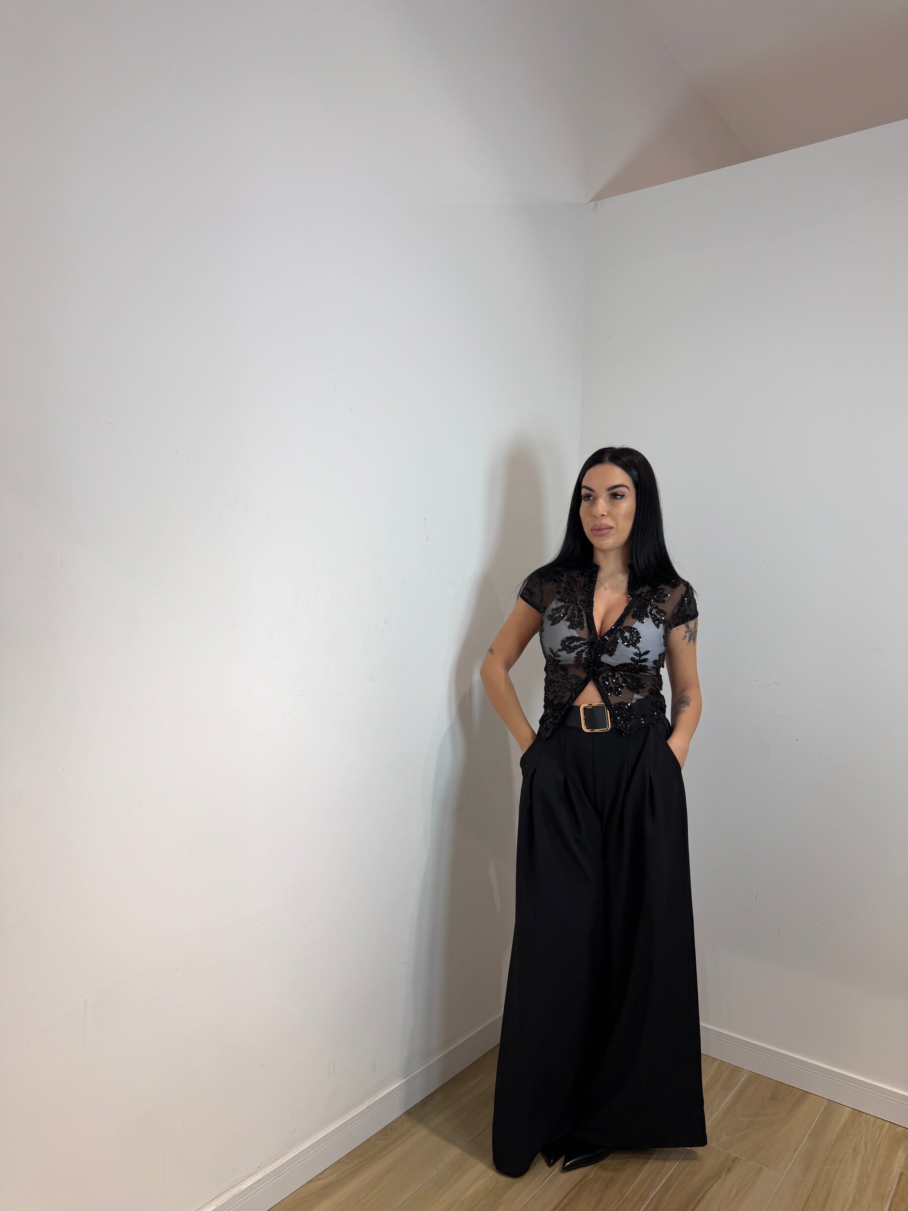 Pantalone classicberry nero