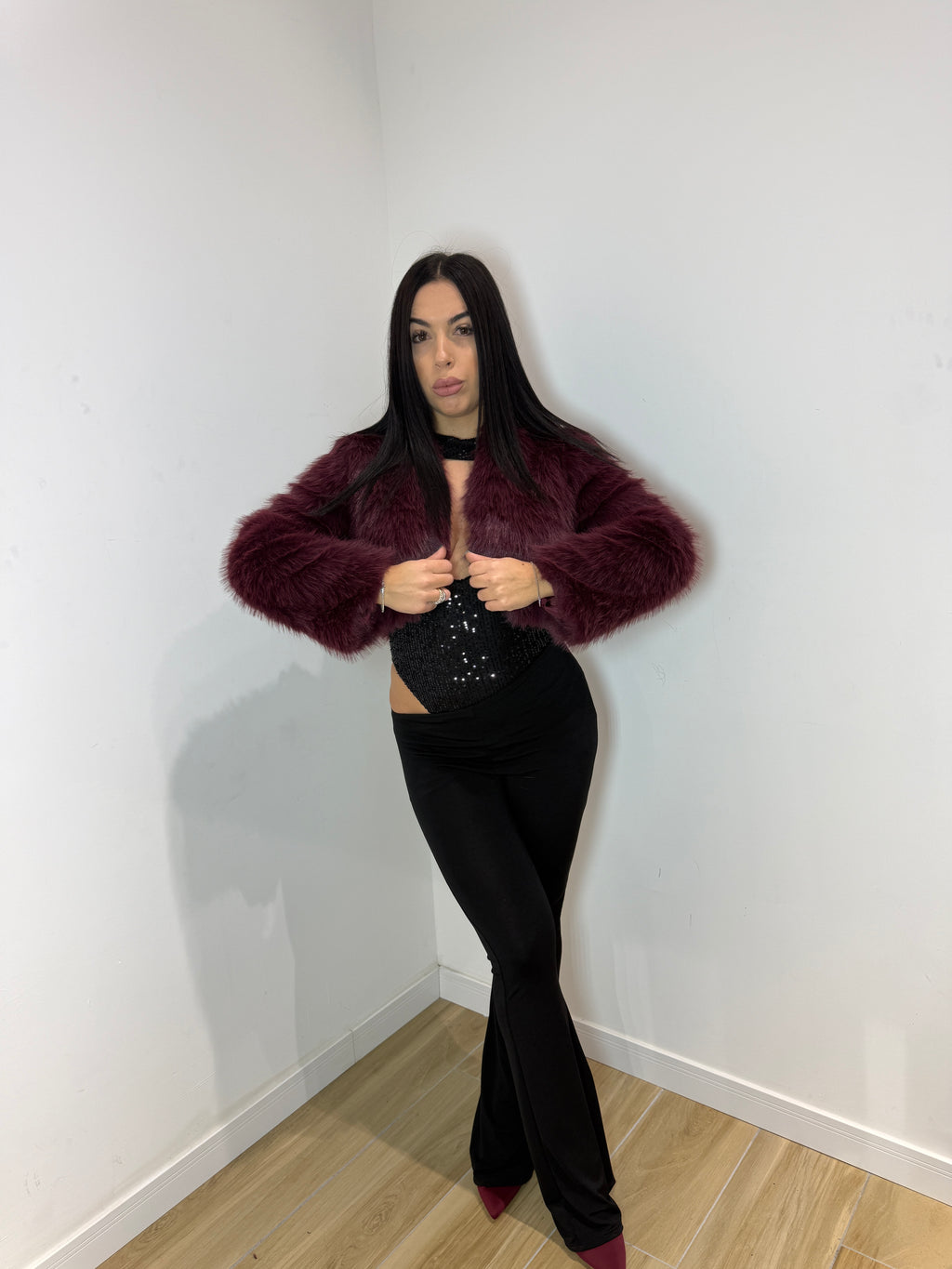 Eco pelliccia corta Sveva