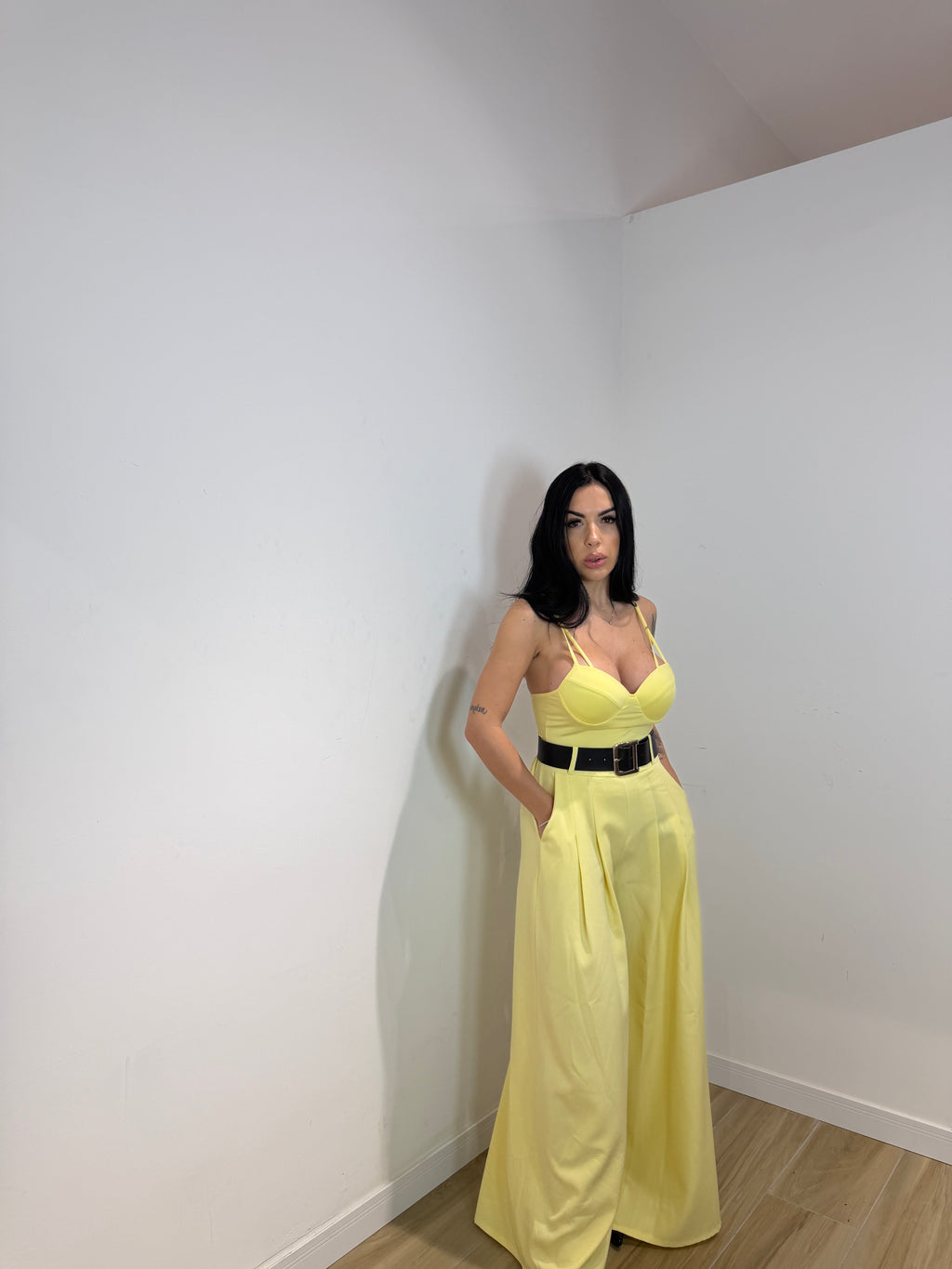 Pantalone classicberry giallo